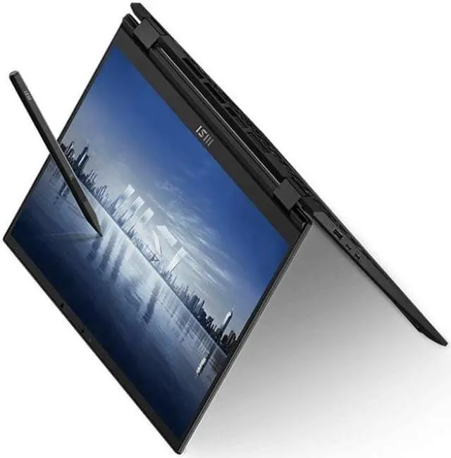 Alt view image 7 of 8 - MSI Summit E13 Flip Evo A13MT 2-in-1 Laptop (2023) Touch | 13.3" 1920x1200 FHD+ | Core i7 - 1360P - 1TB SSD Hard Drive - 32GB RAM | 12 cores @ 5 GHz Win 11 Pro Black