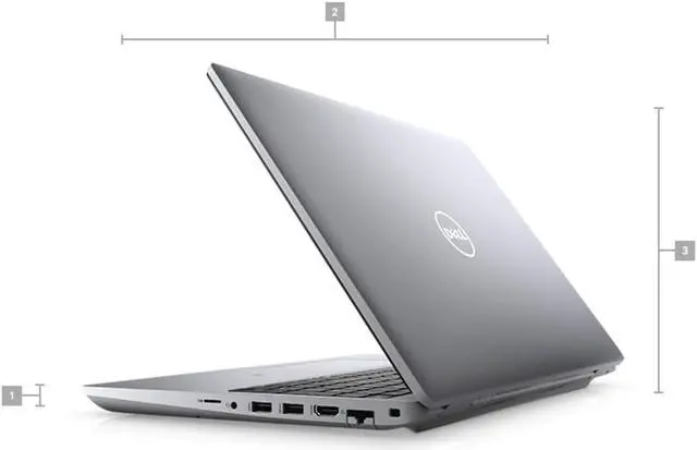 Alt view image 2 of 6 - Dell Precision 3561 Workstation Laptop | 15.6" 1920x1080 FHD | Core i7 - 11800H - 256GB SSD Hard Drive - 8GB RAM | 8 cores @ 4.6 GHz Win 10 Pro Black