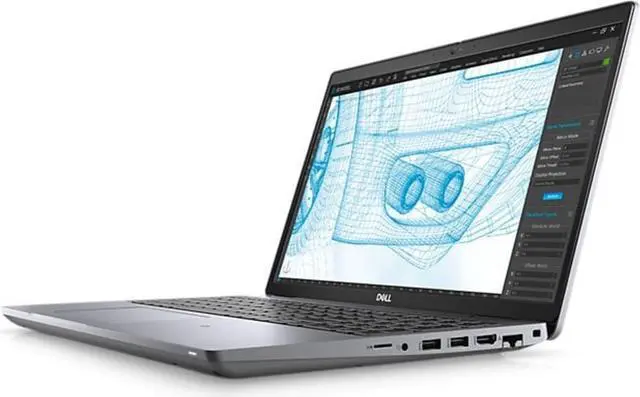 Alt view image 4 of 6 - Dell Precision 3561 Workstation Laptop | 15.6" 1920x1080 FHD | Core i7 - 11800H - 256GB SSD Hard Drive - 8GB RAM | 8 cores @ 4.6 GHz Win 10 Pro Black