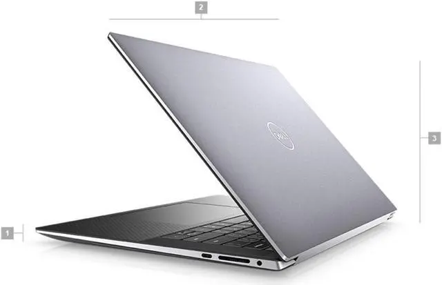 Alt view image 2 of 6 - Dell Precision 5560 Workstation Laptop Touch | 15.6" 3840x2400 4k | Core i7 - 11850H - 32GB SSD Hard Drive - 4GB RAM - Nvidia T1200 | 8 cores @ 4.8 GHz - 4GB GDDR6 Win 11 Pro Silver