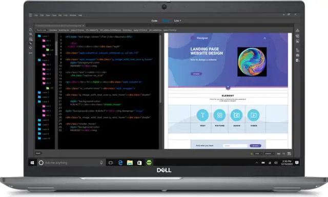 Alt view image 5 of 6 - Dell Precision 3580 Workstation Laptop (2023) | 15.6" 1920x1080 FHD | Core i7 - 1370P - 1TB SSD Hard Drive - 64GB RAM - Nvidia GeForce RTX A500 | 14 cores @ 5.2 GHz - 4GB GDDR6 Win 11 Pro Black