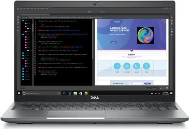 Alt view image 2 of 6 - Dell Precision 3580 Workstation Laptop (2023) | 15.6" 1920x1080 FHD | Core i7 - 1370P - 1TB SSD Hard Drive - 64GB RAM - Nvidia GeForce RTX A500 | 14 cores @ 5.2 GHz - 4GB GDDR6 Win 11 Pro Black