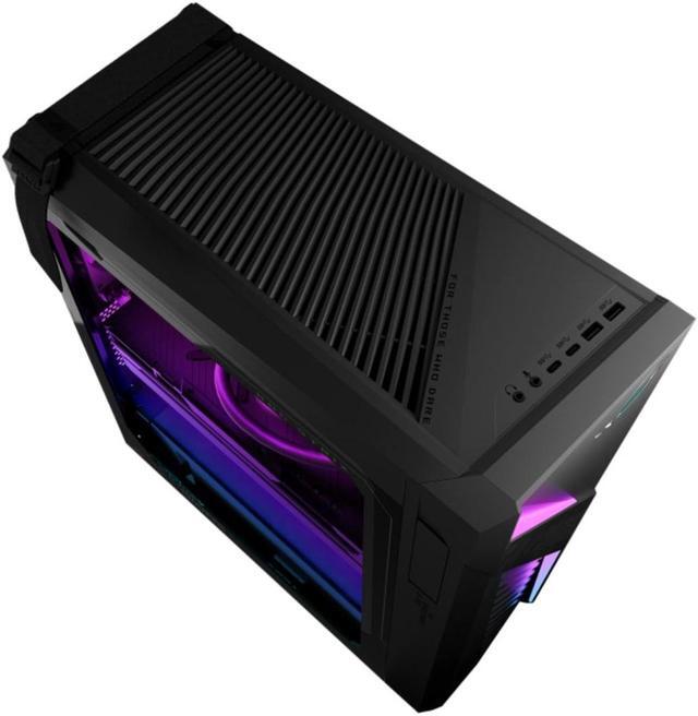 Alt view image 2 of 2 - Asus ROG Strix G16 Desktop (2023) | Core i9 - 13900K - 512GB SSD + 4TB HDD Hard Drive - 64GB RAM - Nvidia GeForce RTX 3060 | 24 cores @ 5.8 GHz - 12GB GDDR6 Win 11 Home Black