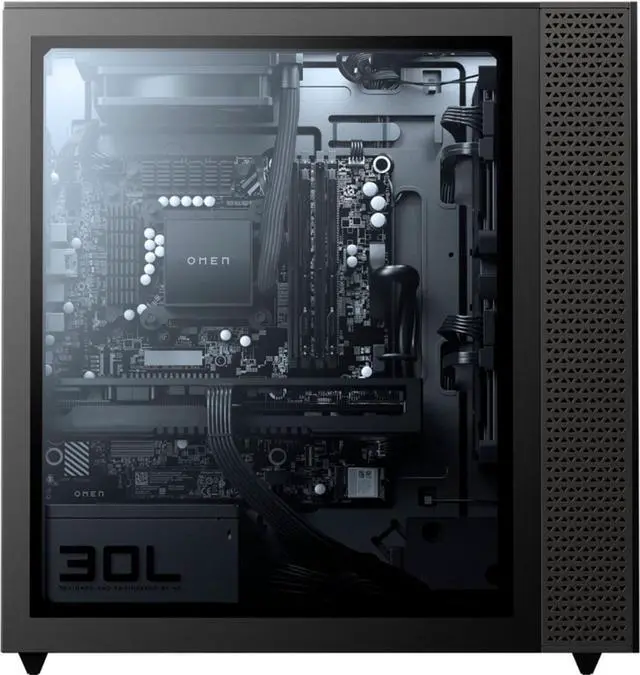 Alt view image 3 of 6 - HP Omen 30L GT13 AMD Desktop | Ryzen 9 - 5900X - 1TB SSD Hard Drive - 32GB RAM - Nvidia GeForce RTX 3080 | 12 cores @ 4.8 GHz - 10GB GDDR6X Win 11 Home Black