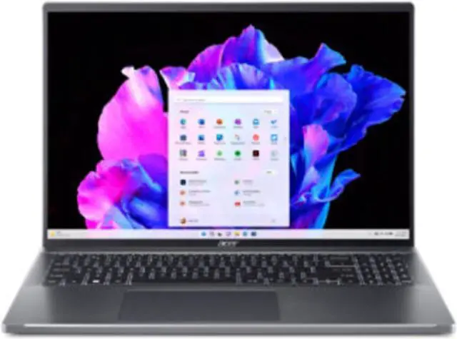 Main image of Acer Swift Go 16 SFG16-71 Laptop (2023) Touch | 16" 1920x1200 FHD+ | Core Ultra 9 - 185H - 2TB SSD Hard Drive - 32GB RAM | 16 cores @ 5.1 GHz Win 10 Pro Black