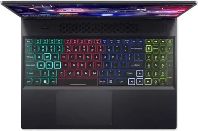 Alt view image 2 of 5 - Acer Nitro 17 AN17-41 Laptop (2023) | 17.3" 1920x1080 FHD | Ryzen 7 Pro - 7840HS - 1TB HDD Hard Drive - 16GB RAM - Nvidia GeForce RTX 4050 | 8 cores @ 5.1 GHz - 6GB GDDR6 Win 11 Home Black