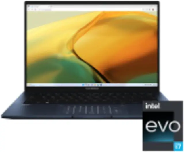 Alt view image 6 of 6 - Asus ZenBook 14 OLED UX3402 Laptop (2023) | 14" 2880x1800 QHD+ | Core i9 - 13900H - 1TB SSD Hard Drive - 4GB RAM | 14 cores @ 5.4 GHz Win 11 Home Silver