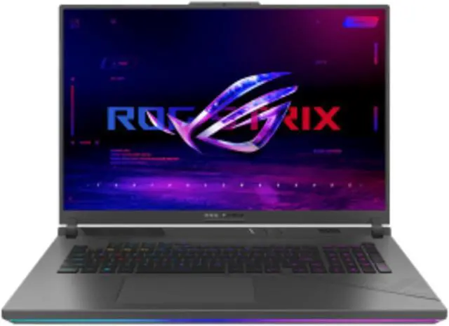 Alt view image 6 of 6 - Asus ROG Strix G18 G814 Laptop (2023) | 14" 2560x1600 QHD+ | Core i9 - 14900HX - 32GB SSD Hard Drive - 8GB RAM - Nvidia GeForce RTX 4070 | 24 cores @ 5.8 GHz - 8GB GDDR6X Win 11 Pro Black