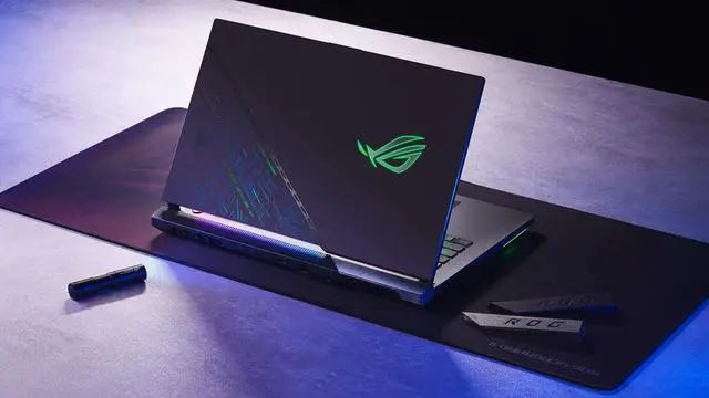 Alt view image 5 of 6 - Asus ROG Strix G15 G513 Laptop | 15.6" 1920x1080 FHD | Ryzen 7 - 6800HS - 512GB SSD Hard Drive - 8GB RAM - Nvidia GeForce RTX 3050 | 8 cores @ 4.7 GHz - 4GB GDDR6 Win 11 Home Black