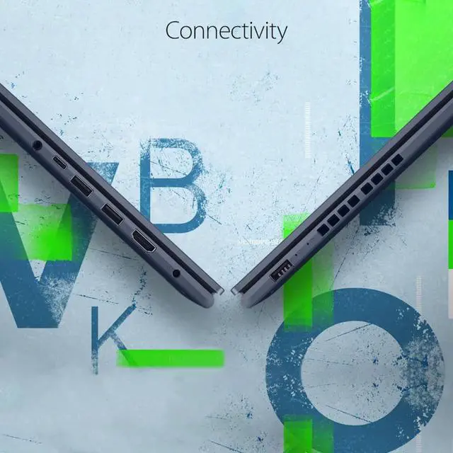 Alt view image 2 of 5 - Asus VivoBook 15 M1502 Laptop (2023) | 15.6" 1920x1080 FHD | Ryzen 5 - 5600H - 1TB SSD Hard Drive - 24GB RAM | 6 cores @ 4.2 GHz Win 11 Pro Black