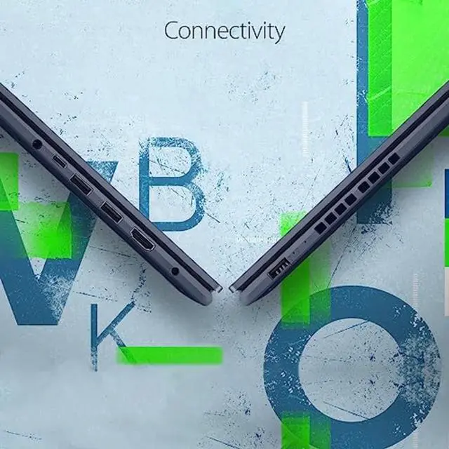 Alt view image 3 of 5 - Asus VivoBook 15 M1502 Laptop (2023) | 15.6" 1920x1080 FHD | Ryzen 5 - 5600H - 1TB SSD Hard Drive - 24GB RAM | 6 cores @ 4.2 GHz Win 11 Pro Black