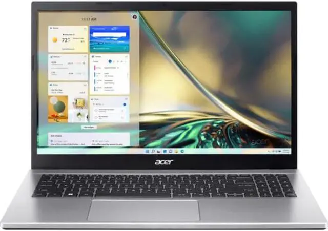 Alt view image 2 of 5 - Acer Aspire 3 15 A315-59 Laptop (2022) | 15.6" 1920x1080 FHD | Core i5 - 1235U - 256GB SSD Hard Drive - 8GB RAM | 10 cores @ 4.4 GHz Win 11 Home Black