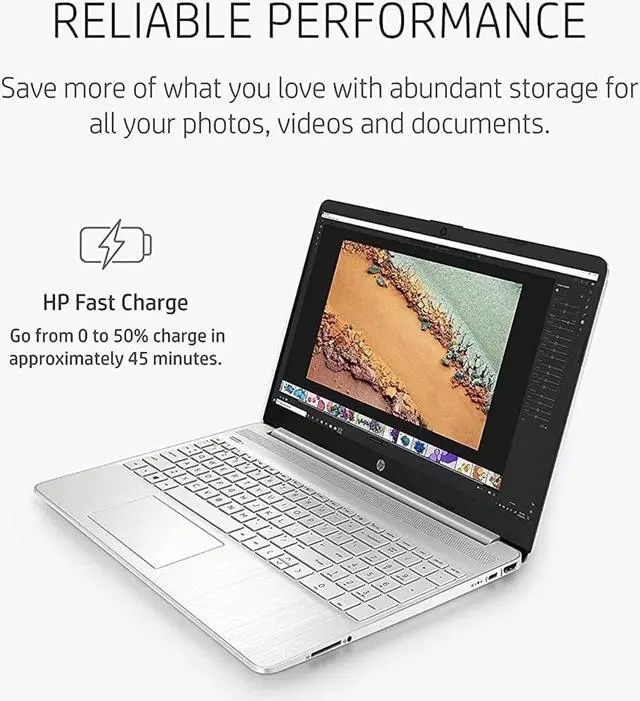 Alt view image 3 of 4 - HP 15-DY300 Laptop Touch | 15" 1920x1080 FHD | Core i3 - 1215U - 1TB SSD Hard Drive - 20GB RAM | 6 cores @ 4.4 GHz Win 11 Home Black