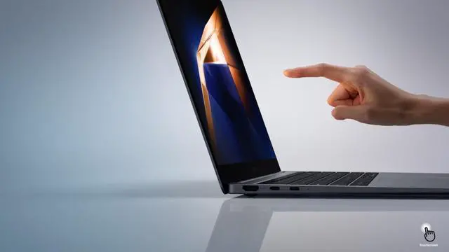 Alt view image 2 of 2 - Samsung Galaxy Book 4 Pro 16 Laptop (2024) Touch | 16" 2880x1800 QHD+ | Core Ultra 7 - 155H - 512GB SSD Hard Drive - 16GB RAM | 16 cores @ 4.8 GHz Win 11 Pro Silver