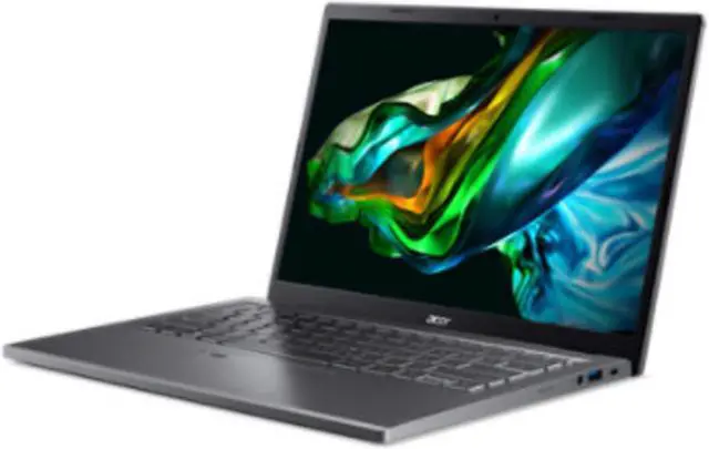 Alt view image 2 of 6 - Acer Aspire 5 14 A514-56M Laptop (2023) | 14" 1920x1200 FHD+ | Core i7 - 1355U - 512GB SSD Hard Drive - 16GB RAM | 10 cores @ 5 GHz Win 11 Home Black