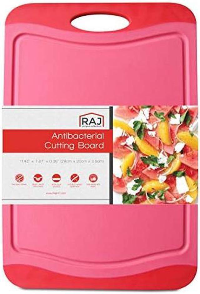 Color Coded Chopping Board Set BPA Free Antibacterial Plastic