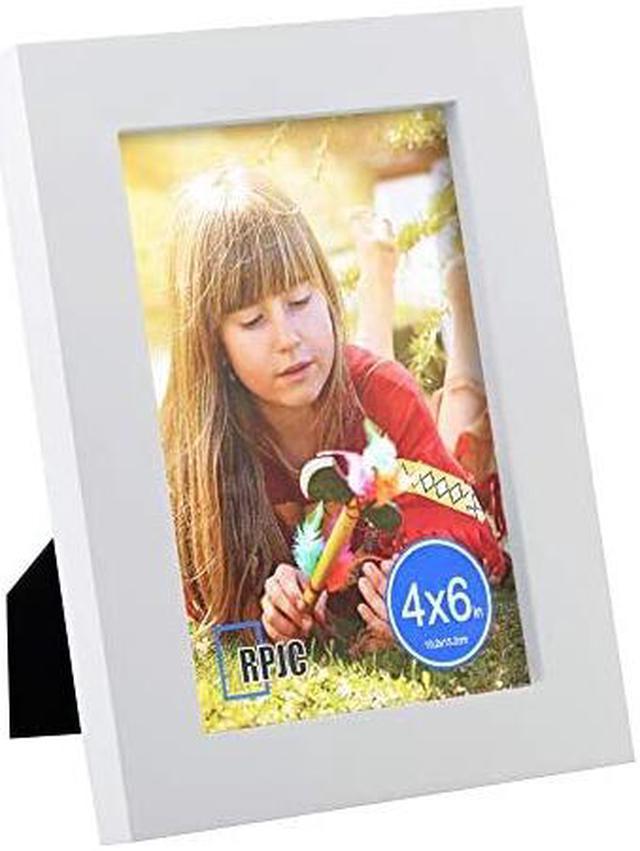 4x6 inch Picture Frames Made of Solid Wood and HD Glass Display