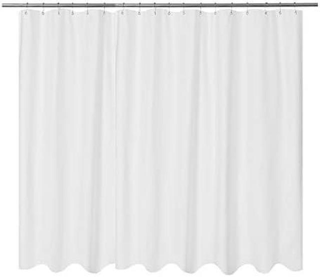 Embossed Microfiber Fabric Extra Wide Shower Curtain Liner 108 X 72 Inches Washable And Water Repellent White Bathwares Newegg Com Embossed Microfiber Fabric Extra Wide, Extra Wide Shower Curtain Liner 108 X 72