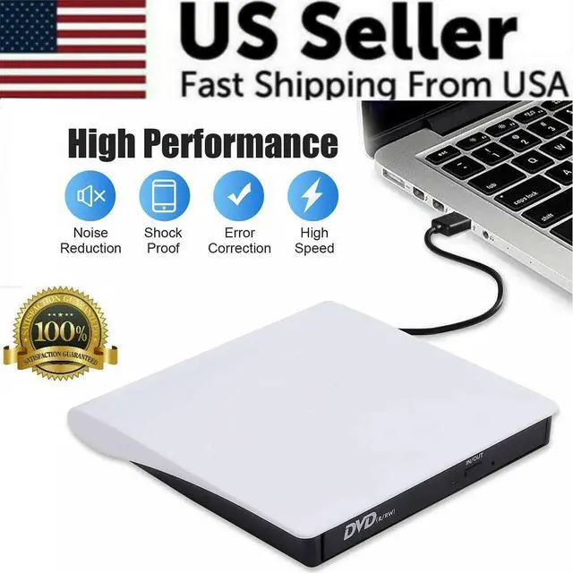 Alt view image 2 of 7 - Slim External CD DVD Drive USB 3.0 Disc Player Burner Writer For Laptop PC Mac