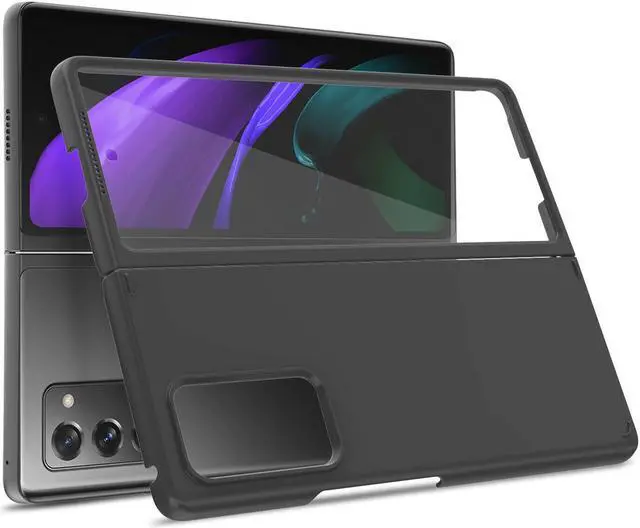 Alt view image 2 of 7 - For  Galaxy Z Fold 2 5G Full Body Phone Case +Built-In Screen Protector