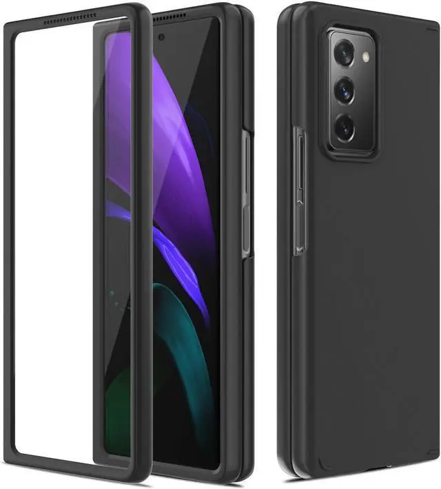 Alt view image 3 of 7 - For  Galaxy Z Fold 2 5G Full Body Phone Case +Built-In Screen Protector