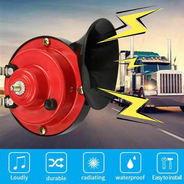 Main image of Loud Super Train Horn For Trucks SUV Car-Boat Motorcycles 12V Vehicle Universal