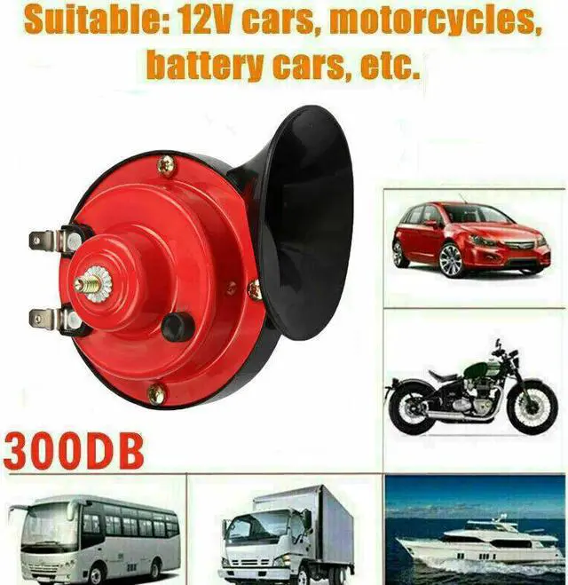 Alt view image 2 of 6 - Loud Super Train Horn For Trucks SUV Car-Boat Motorcycles 12V Vehicle Universal