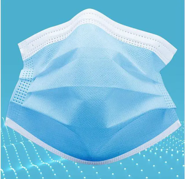 Alt view image 9 of 11 - Disposable Face Mask 3-ply, Dust-proof, Non-medical, Pack of 10