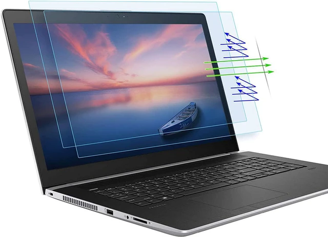 Main image of (2PCS Pack) 15.6 inch Laptop Screen Protector Blue Light Anti Glare Filter for HP Envy X360 15.6 inch/Pavilion 15.6/ProBook 15.6/EliteBook 15.6/OMEN 15 Eye Protection Computer Monitor Protector