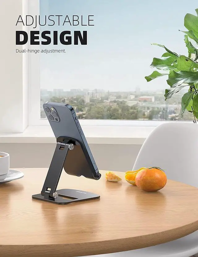 Alt view image 2 of 7 - Lamicall Adjustable and FoldableCell Phone Stand for Desk