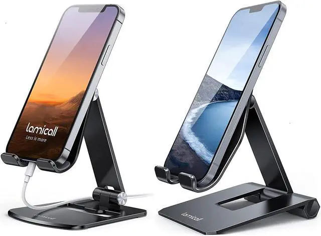 Main image of Lamicall Adjustable and FoldableCell Phone Stand for Desk