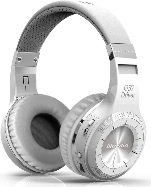 Main image of Bluedio Wireless Bluetooth V5.0 Stereo Headphones with Mic (HT Turbine White )