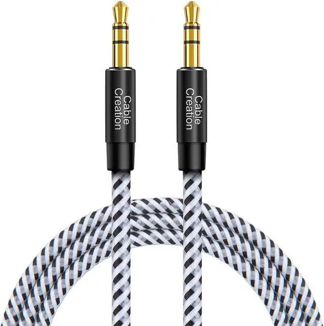 Alt view image 2 of 7 - CableCreation 10FT 3.5mm Aux Cable Bundle with Headphone Splitter Adapter
