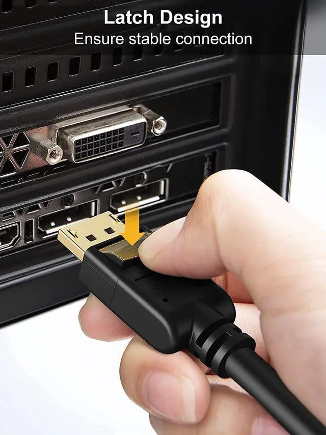 Alt view image 2 of 7 - Active DisplayPort to HDMI, CableCreation 6 Ft DP to HDMI Cable, Support Eyefinity Multi-Screen, 4K & 3D Audio/Video Converter, 1.83M / Black