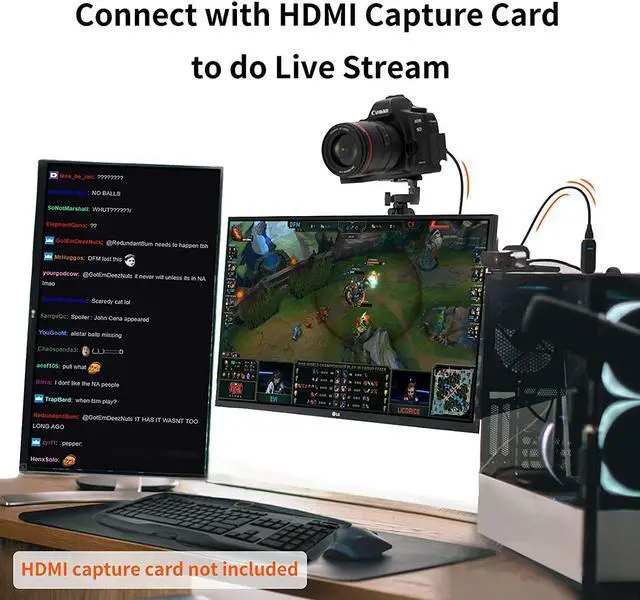 Alt view image 4 of 7 - CableCreation 4K Micro HDMI to HDMI Cable Adapter, 4K 60Hz Ethernet 3D Audio Return, Compatible with GoPro Hero 8/7/6/5, Raspberry Pi 4, A6000, A6300, Nikon Camera, Lenovo Yoga 3 Pro, Yoga 710, 6ft