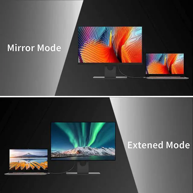 Alt view image 7 of 7 - 2 Pack HDMI Cable 4K@60Hz Red 3.3 ft+Gray 10ft, CableCreation HDMI 2.0 Cable, Support 3D, 2160P, 1080P, Ethernet Compatible with UHD TV, PS5/PS4, Xbox One, Blu-ray, PC, Projector and More