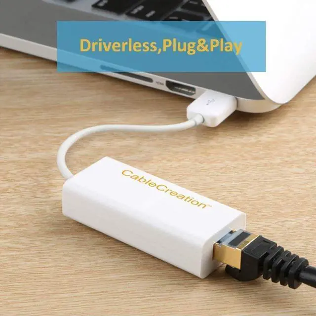 Alt view image 6 of 7 - 2 Pack USB 3.0 Ethernet Adapter, USB to RJ45 Wired Network Dongle 10/100/1000 Mbps for MacBook Air, Chromebook, Dell XPS, Fire Stick, Plug& Play for Windows macOS,Linux, Chrome