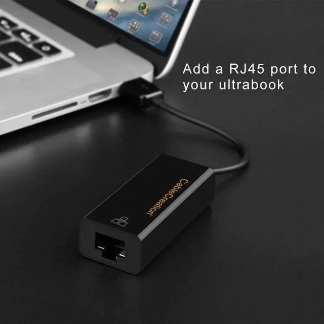 Alt view image 2 of 7 - 2 Pack USB to Ethernet Adapter, USB 3.0 to RJ45 Wired Network Dongle + USB 2.0 Internet Connector for MacBook Air, Chromebook, Dell XPS, Fire Stick, Plug& Play for Windows macOS,Linux, Chrome
