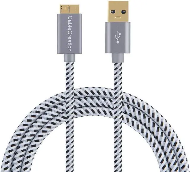 Alt view image 4 of 7 - CableCreation Short USB C Hard Drive Cable 1FT Bundle with USB to Micro USB 3.0 Cable 1FT