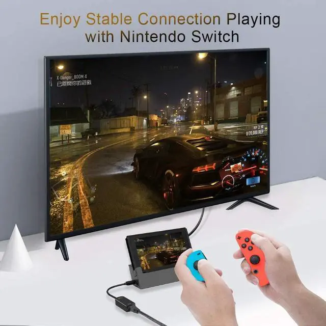 Alt view image 4 of 7 - USB 3.0 to Ethernet Adapter for Nintendo Switch + USB 3.0 to Ethernet for Laptop, High Speed rij45 to USB 10/100/1000 Mbps Gigabit LAN Network Converter, Plug and Play for Windows macOS,Linux, Chrome