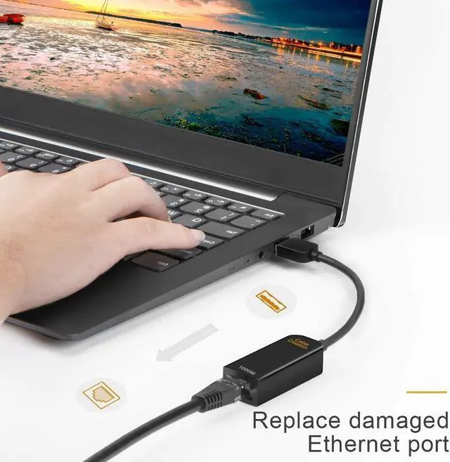 Alt view image 3 of 7 - USB 3.0 to Ethernet Adapter for Nintendo Switch + USB 3.0 to Ethernet for Laptop, High Speed rij45 to USB 10/100/1000 Mbps Gigabit LAN Network Converter, Plug and Play for Windows macOS,Linux, Chrome