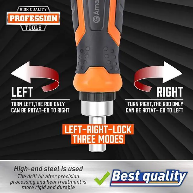 Alt view image 5 of 6 - 22 IN 1 Ratchet Screwdriver Set Precision Multi-bit Ratchet Screw Drivers Slotted/Philips/Pozi/Torx