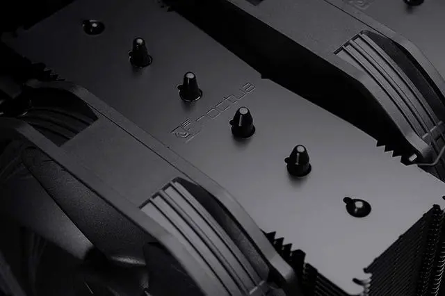 Alt view image 6 of 7 - Noctua NH-D15 chromax.Black, Dual-Tower CPU Cooler (140mm, Black)