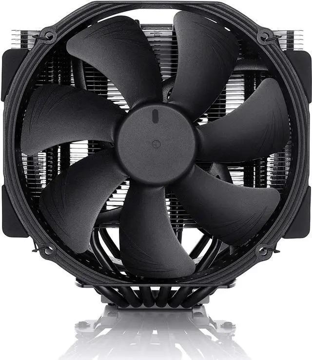 Alt view image 2 of 7 - Noctua NH-D15 chromax.Black, Dual-Tower CPU Cooler (140mm, Black)