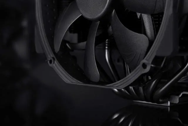 Alt view image 5 of 7 - Noctua NH-D15 chromax.Black, Dual-Tower CPU Cooler (140mm, Black)