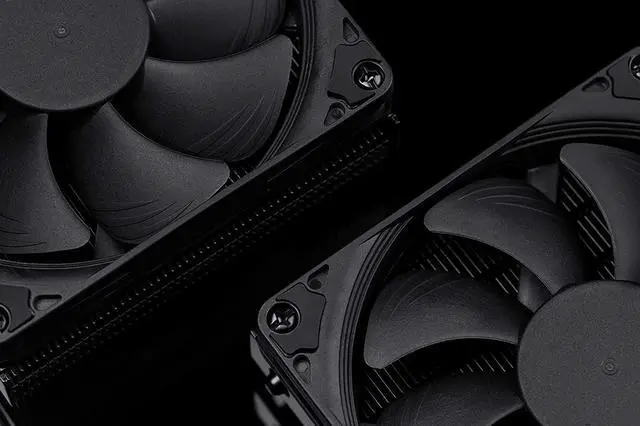 Alt view image 6 of 6 - Noctua NH-L9i-17xx chromax.Black, Premium Low-Profile CPU Cooler for Intel LGA1700 (Black)