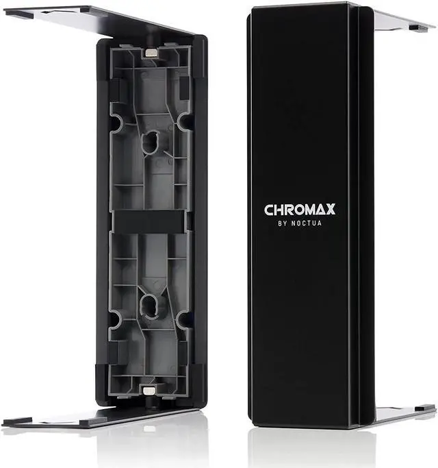 Alt view image 6 of 7 - Noctua NH-D15S chromax.Black CPU Cooler with NA-HC4 chromax.Black heatsink Covers