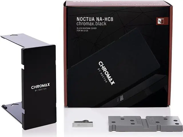Alt view image 3 of 6 - Noctua NA-HC8 chromax.Black, Heatsink Cover for NH-U12A (Black)