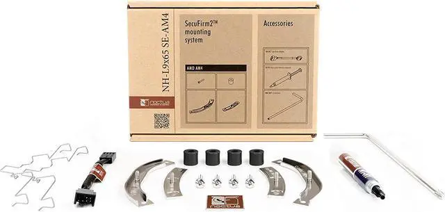 Alt view image 5 of 6 - NH-L9x65 SE-AM4 Premium Low-Profile CPU Cooler with 92mm Fan for AMD AM4 (Brown)