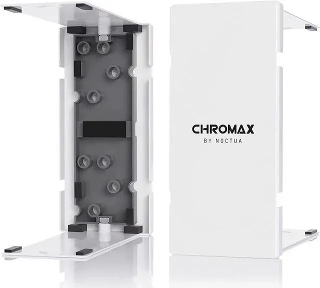 Alt view image 6 of 7 - Noctua NH-U12S chromax.Black CPU Cooler with NA-HC2 chromax.White heatsink Cover